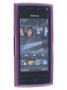 TPU Gel Case for Nokia X6 - Purple
