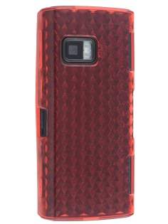 TPU Gel Case for Nokia X6 - Diamond Red