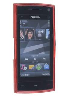 TPU Gel Case for Nokia X6 - Diamond Red