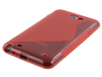 Samsung I9220 Galaxy Note Wave Case - Red/Frosted Red