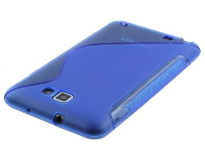 Samsung I9220 Galaxy Note Wave Case - Blue/Frosted Blue