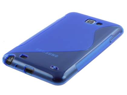 Samsung I9220 Galaxy Note Wave Case - Blue/Frosted Blue