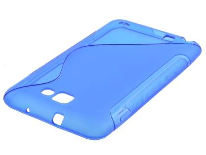 Samsung I9220 Galaxy Note Wave Case - Blue/Frosted Blue