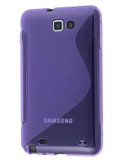 Samsung I9220 Galaxy Note Wave Case - Purple/Frosted Purple