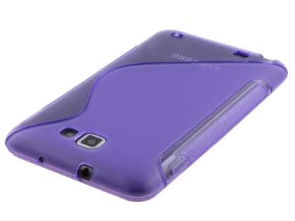 Samsung I9220 Galaxy Note Wave Case - Purple/Frosted Purple