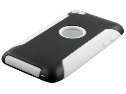 iPod Touch 4 Impact Case - White/Classic Black