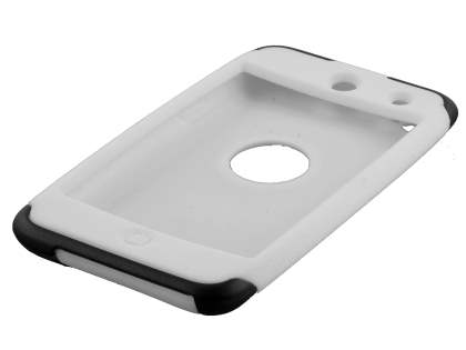 iPod Touch 4 Impact Case - White/Classic Black