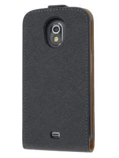 Samsung I9250 Google Galaxy Nexus Slim Synthetic Leather Flip Case - Black Samsung I9250 Google Galaxy Nexus Slim Synthetic Leather Flip Case - Black