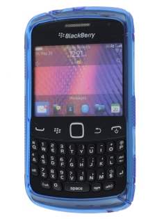 BlackBerry Curve 9360 Wave Case - Frosted Ocean Blue/Ocean Blue