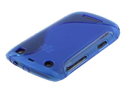 BlackBerry Curve 9360 Wave Case - Frosted Ocean Blue/Ocean Blue
