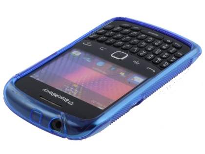BlackBerry Curve 9360 Wave Case - Frosted Ocean Blue/Ocean Blue
