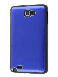 Samsung I9220 Galaxy Note Brushed Aluminium Case - Ocean Blue Hard Case