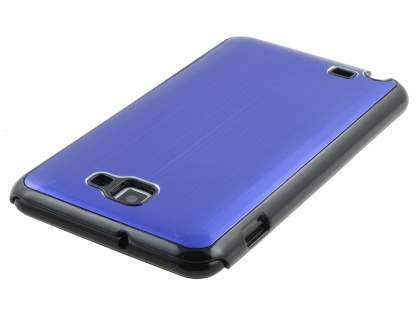 Samsung I9220 Galaxy Note Brushed Aluminium Case - Ocean Blue