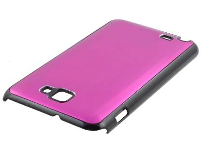 Samsung I9220 Galaxy Note Brushed Aluminium Case - Hot Pink
