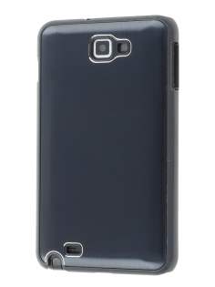 Samsung I9220 Galaxy Note Brushed Aluminium Case - Classic Black Hard Case