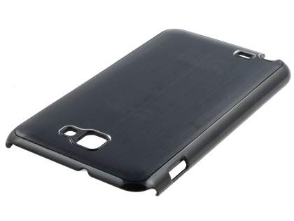 Samsung I9220 Galaxy Note Brushed Aluminium Case - Classic Black
