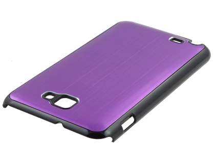 Samsung I9220 Galaxy Note Brushed Aluminium Case - Purple