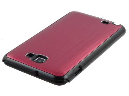 Samsung I9220 Galaxy Note Brushed Aluminium Case - Red