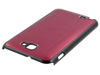 Samsung I9220 Galaxy Note Brushed Aluminium Case - Red