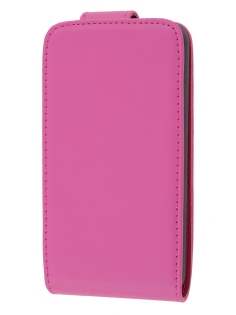 LG Optimus Black P970 Synthetic Leather Flip Case - Pink