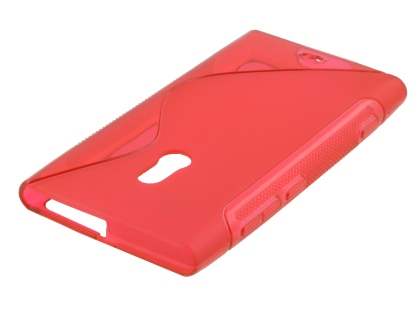 Nokia Lumia 800 Wave Case - Frosted Red/Red