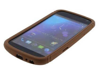 Xmart Silicone Case for Samsung Galaxy Nexus I9250 - Brown