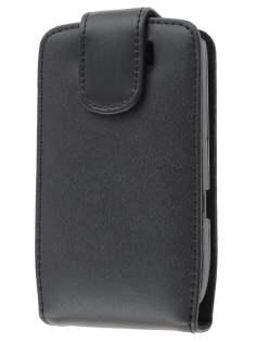 BlackBerry Torch 9810/9800 Genuine Leather Flip Case - Black