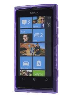 Nokia Lumia 800 Wave Case - Purple/Frosted Purple