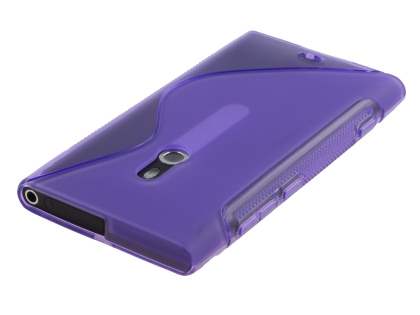Nokia Lumia 800 Wave Case - Purple/Frosted Purple