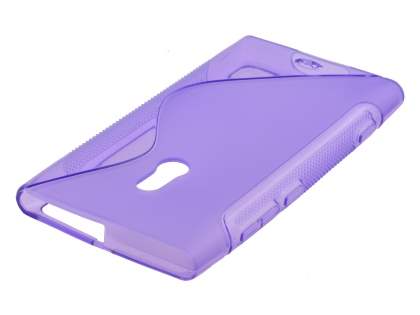 Nokia Lumia 800 Wave Case - Purple/Frosted Purple