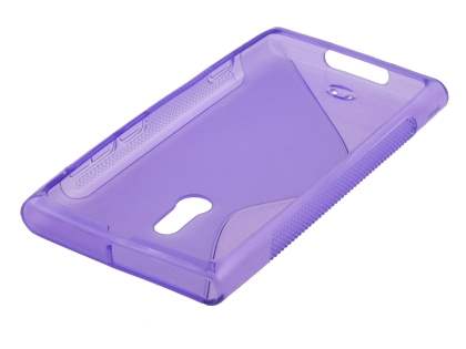 Nokia Lumia 800 Wave Case - Purple/Frosted Purple