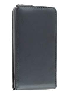 HTC Velocity 4G Synthetic Leather Flip Case - Black