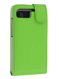 HTC Velocity 4G Synthetic Leather Flip Case - Green
