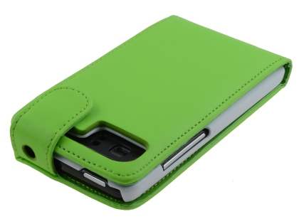 HTC Velocity 4G Synthetic Leather Flip Case - Green