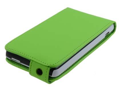 HTC Velocity 4G Synthetic Leather Flip Case - Green