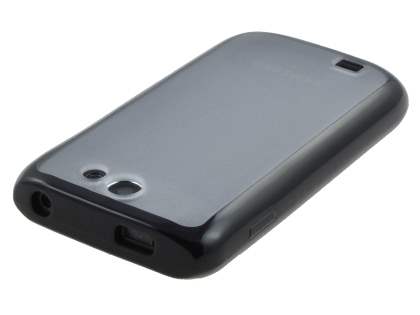 Samsung Galaxy W I8150 Dual-Design Case - Black/Grey