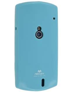 Mercury Goospery Glossy Gel Case for Sony Ericsson Xperia neo MT15i - Sky Blue