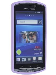 Mercury Goospery Glossy Gel Case for Sony Ericsson Xperia neo MT15i - Light Purple