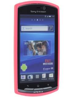 Mercury Goospery Glossy Gel Case for Sony Ericsson Xperia neo MT15i - Hot Pink
