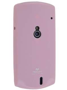 Mercury Goospery Glossy Gel Case for Sony Ericsson Xperia neo MT15i - Baby Pink