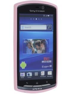 Mercury Goospery Glossy Gel Case for Sony Ericsson Xperia neo MT15i - Baby Pink