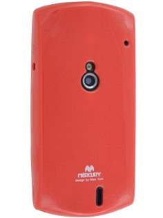 Mercury Goospery Glossy Gel Case for Sony Ericsson Xperia neo MT15i - Red