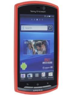 Mercury Goospery Glossy Gel Case for Sony Ericsson Xperia neo MT15i - Red