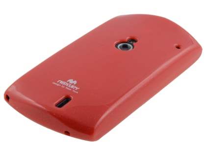 Mercury Goospery Glossy Gel Case for Sony Ericsson Xperia neo MT15i - Red