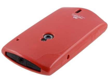 Mercury Goospery Glossy Gel Case for Sony Ericsson Xperia neo MT15i - Red
