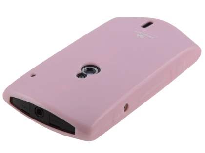 Mercury Goospery Glossy Gel Case for Sony Ericsson Xperia neo MT15i - Baby Pink