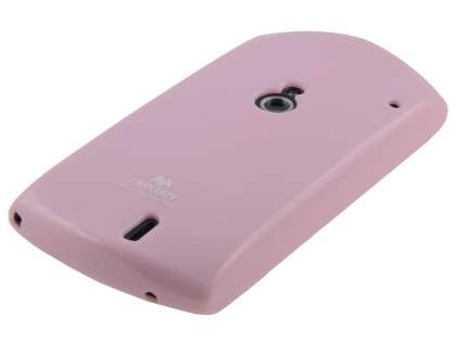 Mercury Goospery Glossy Gel Case for Sony Ericsson Xperia neo MT15i - Baby Pink