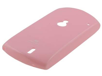 Mercury Goospery Glossy Gel Case for Sony Ericsson Xperia neo MT15i - Baby Pink