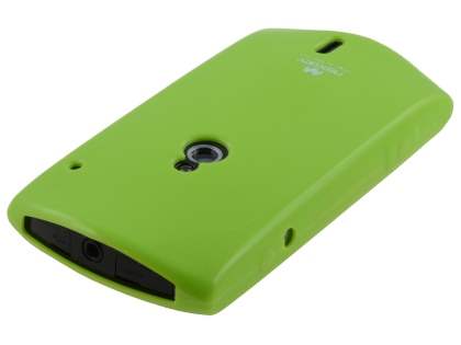 Mercury Goospery Glossy Gel Case for Sony Ericsson Xperia neo MT15i - Lime Green