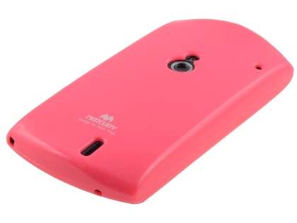 Mercury Goospery Glossy Gel Case for Sony Ericsson Xperia neo MT15i - Hot Pink